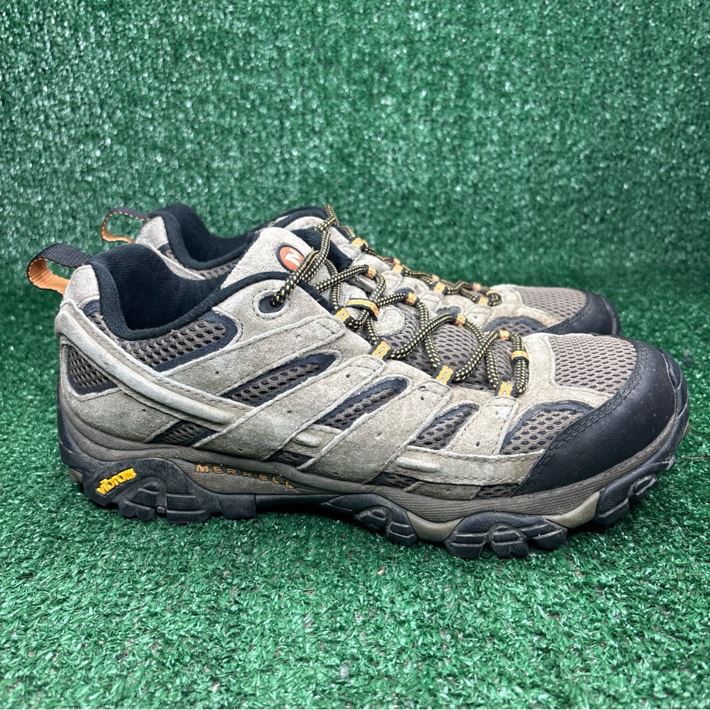 Merrell Moab 2 Ventilator Hiking Shoes Mens Size 9 Brown Vibram Trail Outdoor